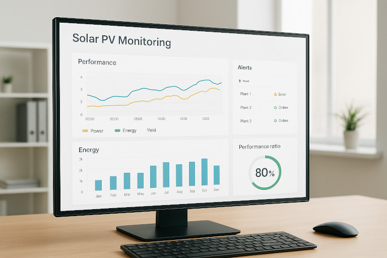 Ilustrační obrázek služeb monitoringu FVE